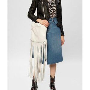 Bottega Veneta Fringe Shoulder Pouch, NEW $2800